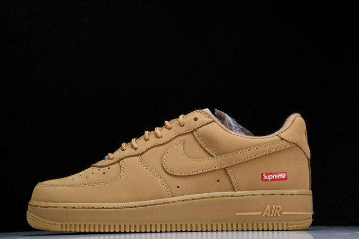 Supreme x Nike Air Force 1  “Flax” DN1555-200