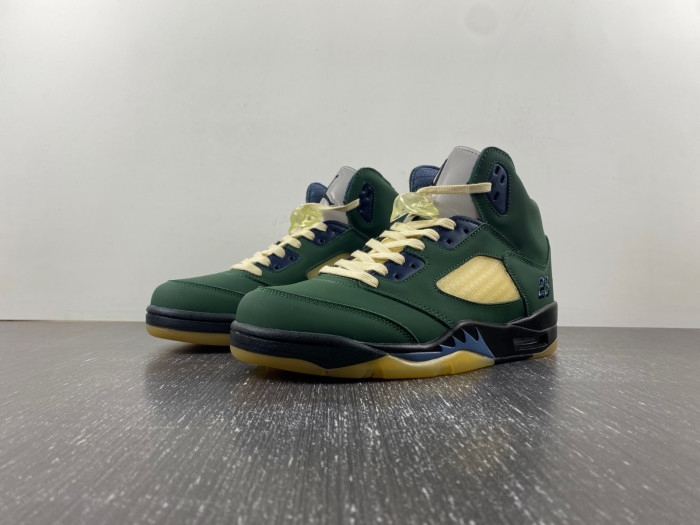 Air Jordan 5 "Navy Green”  FZ5758-003