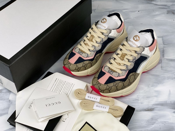 GUCC Rhyton Vintage Trainer Sneaker 620185 99WF0 4371