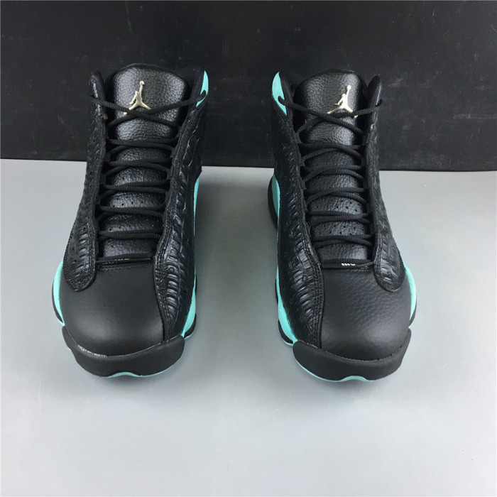 AIR JORDAN 13 RETRO BLACK ISLAND GREEN 414571-030